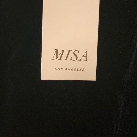 MISA Los Angeles Blue Velvet Bodysuit NWT MSRP $370 Long Sleeve Mock neck - Picture 5 of 9